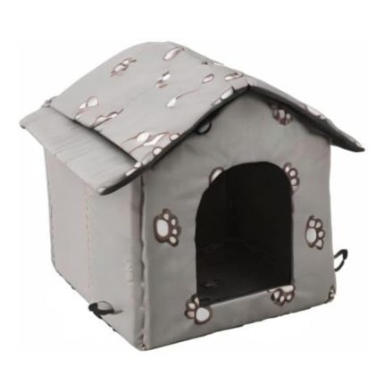 Outdoor Insulated Cat House for Feral and Stray Cats